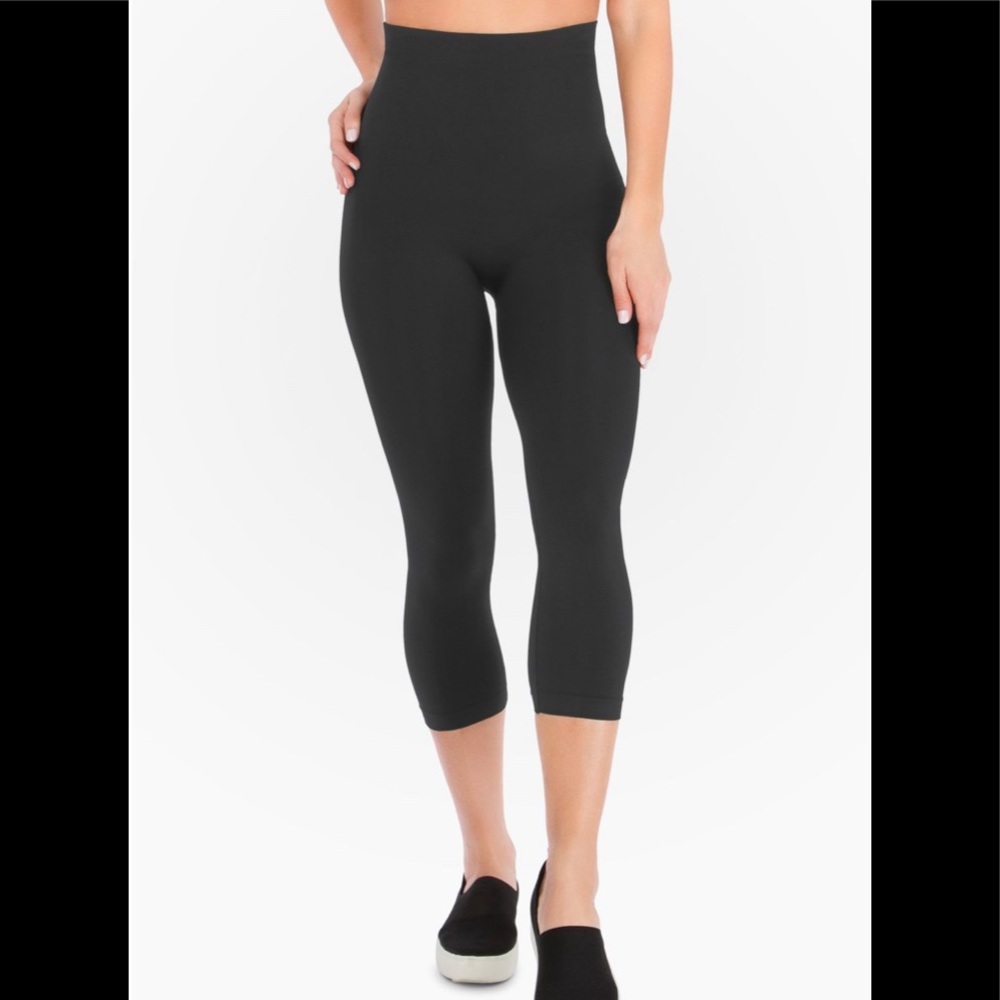 Belly Bandit Mother Tucker Capri Leggings XL Steel